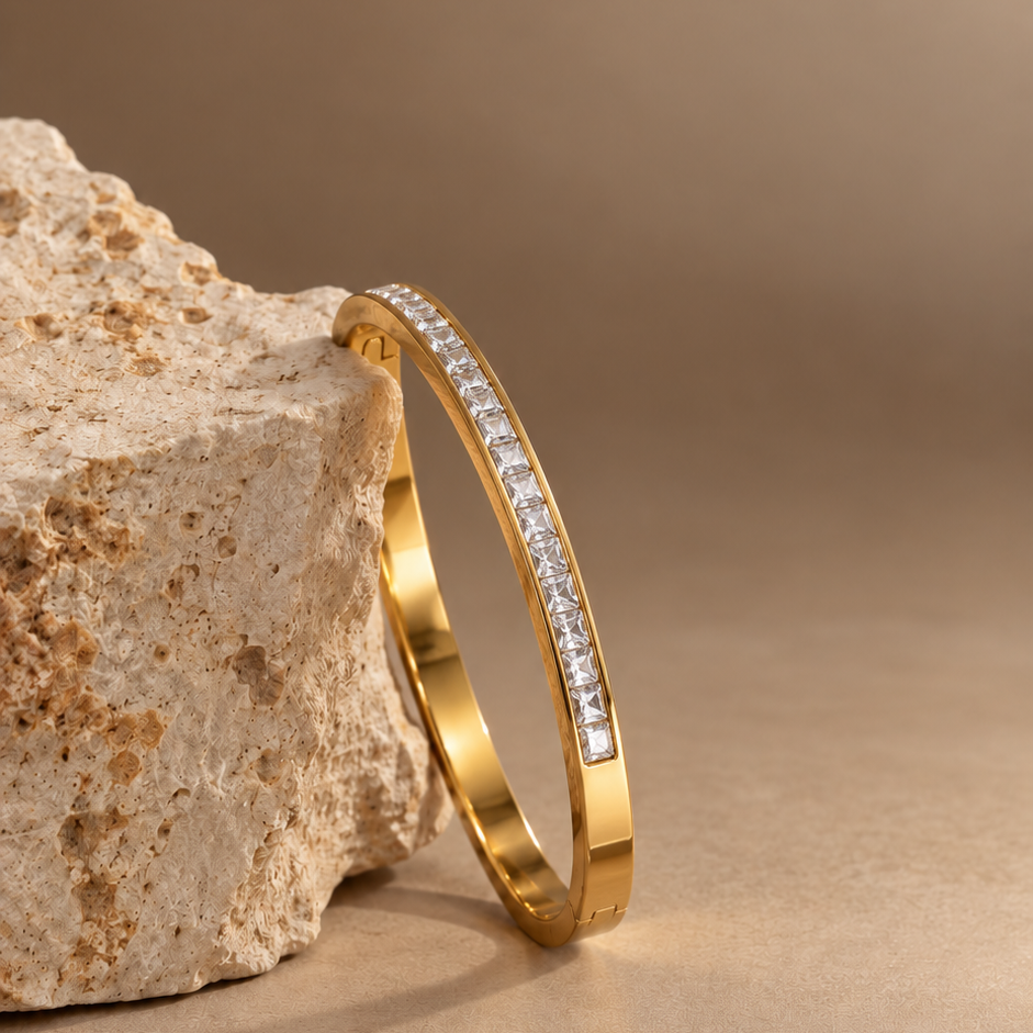 Gold Embellished Bangle
