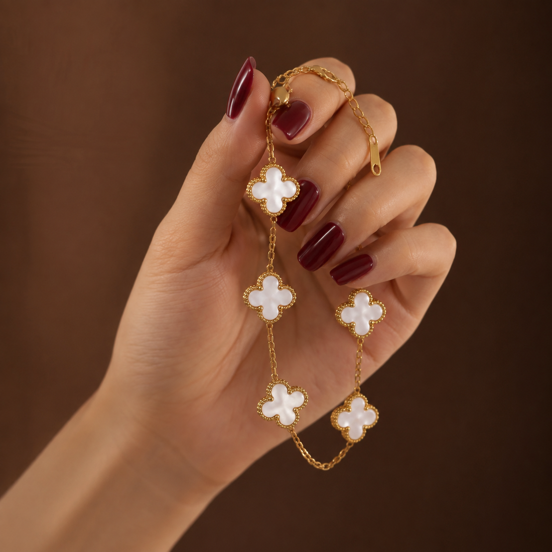 White Flower Bracelet