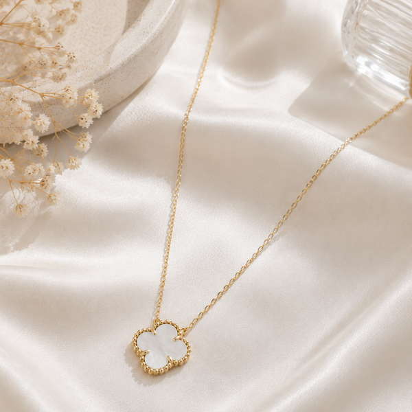 White Flower Necklace