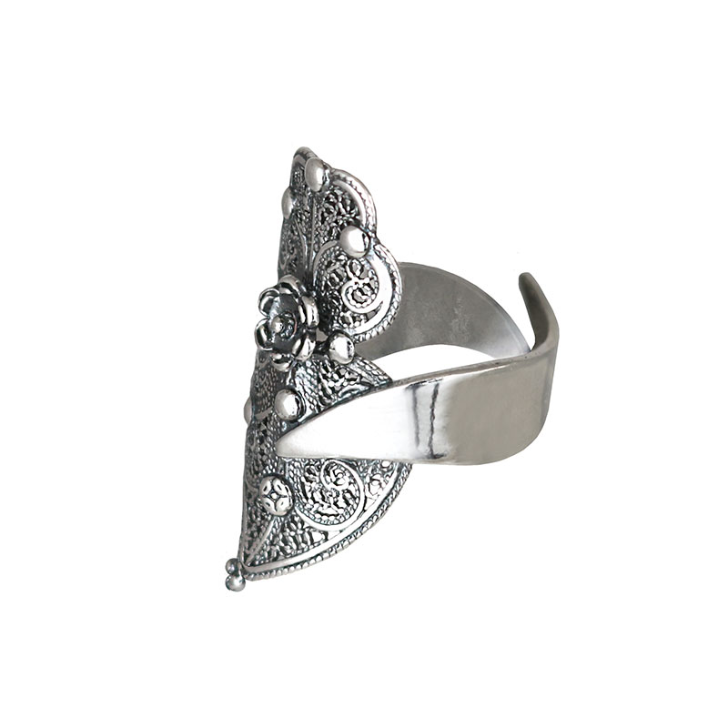 anel coracao de viana joias sui jewellery prata filigrana jewellery silver ring filigree portuguese heart nana